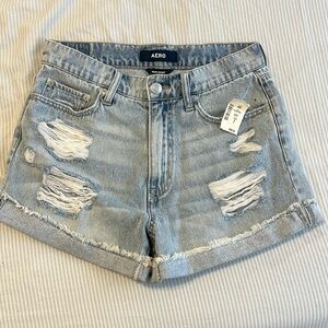 NWT AERO Mom Shorts